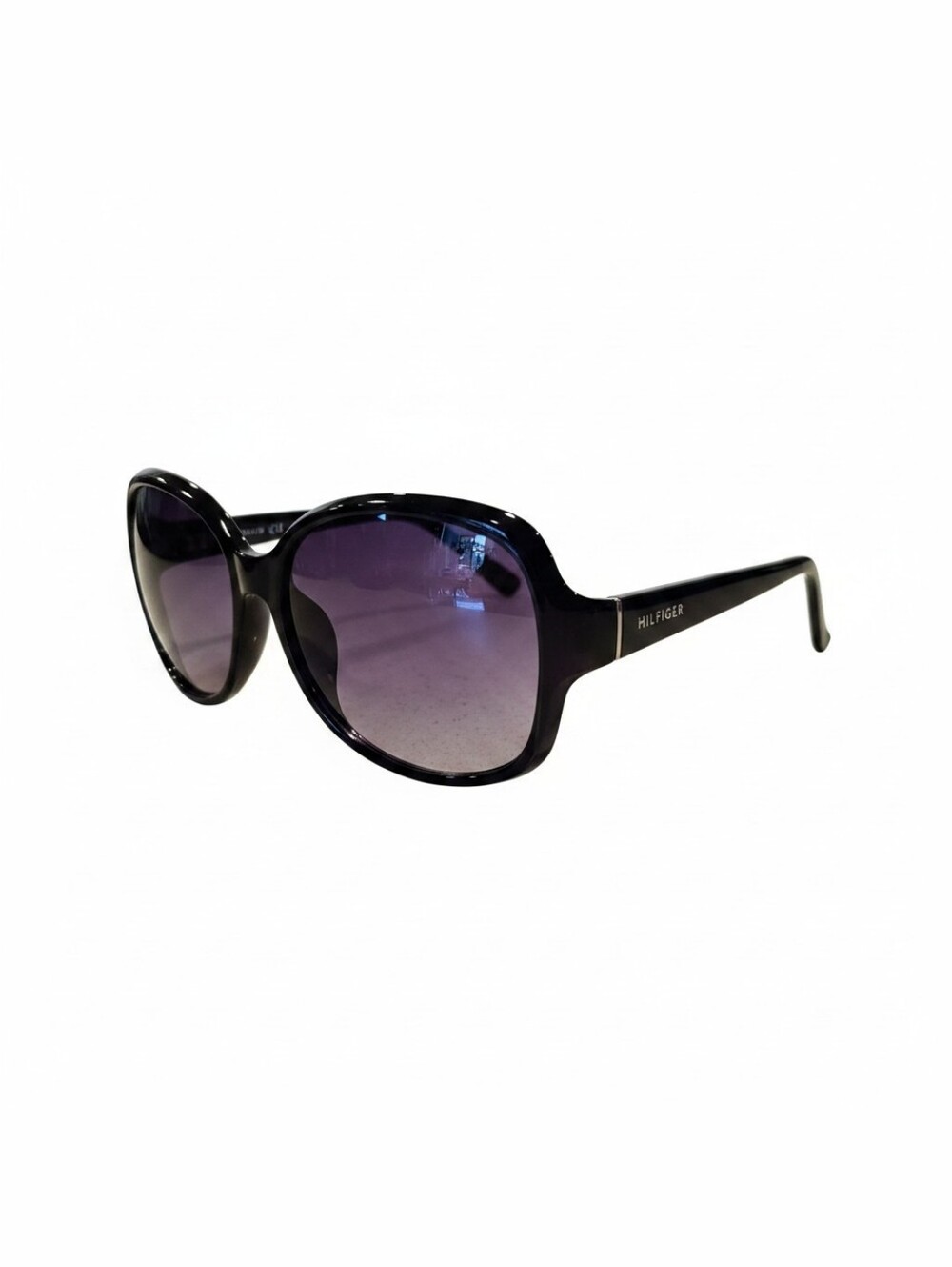 Tommy Hilfiger Black Frame with Purple Gradient Lenses Sunglasses, New